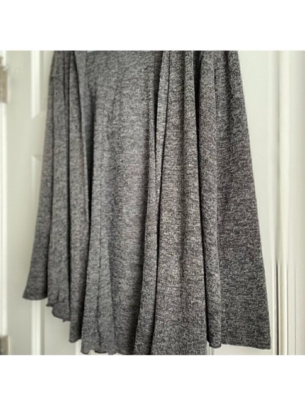 Dainty Hooligan Gray Hooded Cardigan Sweater Small - Picture 4 of 7